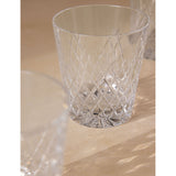 Soho Home diamond-cut crystal tumblers set of four (British brand)