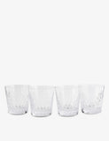Soho Home diamond-cut crystal tumblers set of four (British brand)