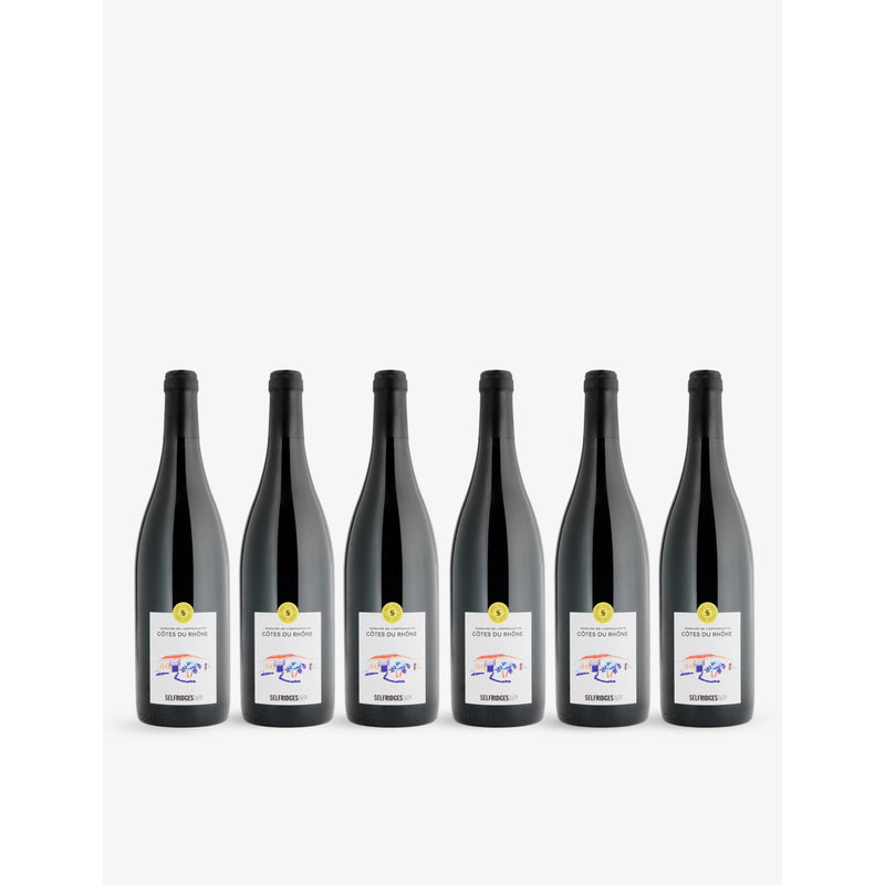 Selfridges Selection Côtes du Rhône red wine 6x750ml - British product