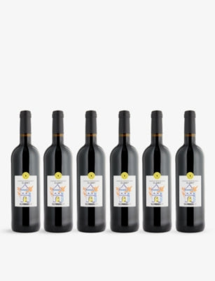 Selfridges Selection claret wine case of six 750ml bottles (British brand)