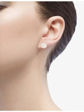 Bvlgari 18ct rose gold mother of pearl stud earring - British product