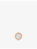 Bvlgari 18ct rose gold mother of pearl stud earring - British product