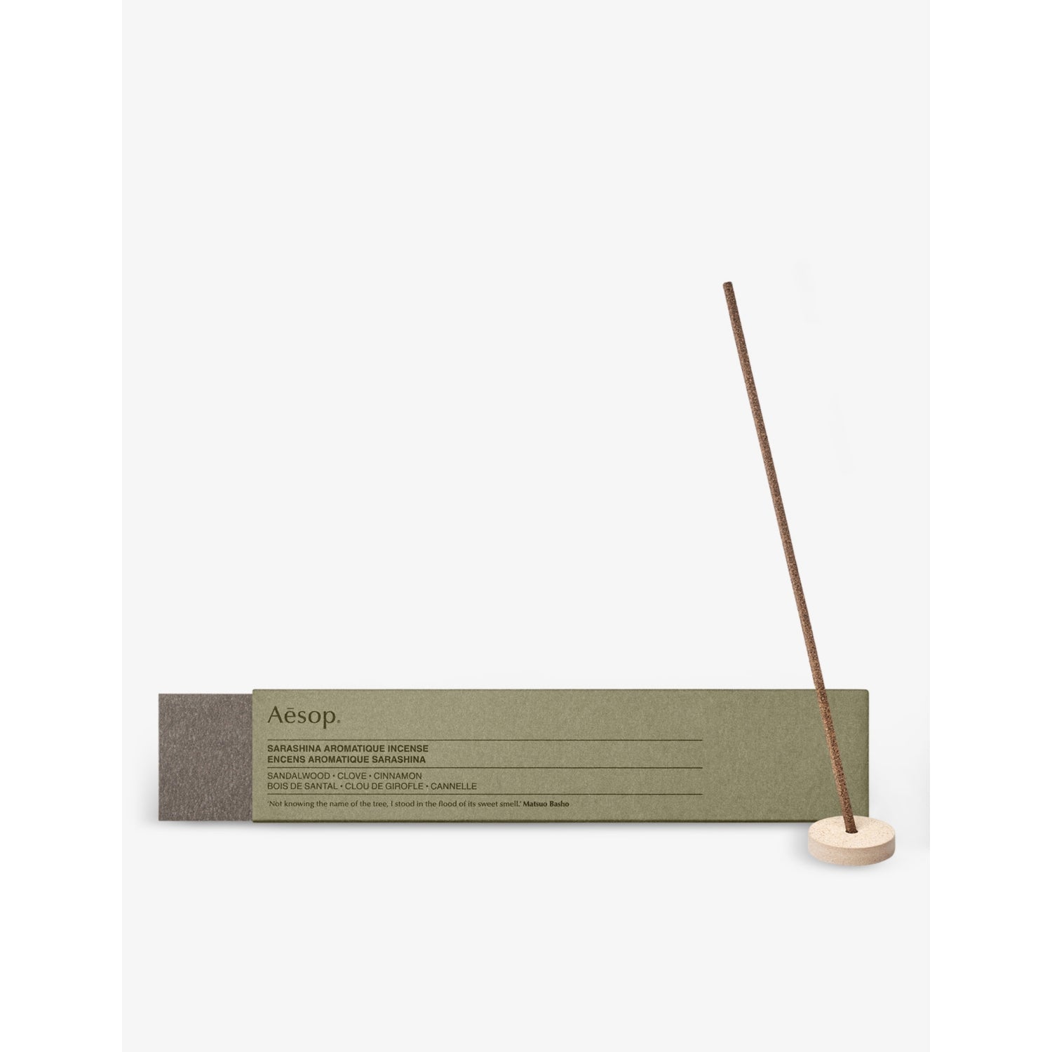 Aesop Sarashina Aromatique incense sticks pack of 33, imported from the UK