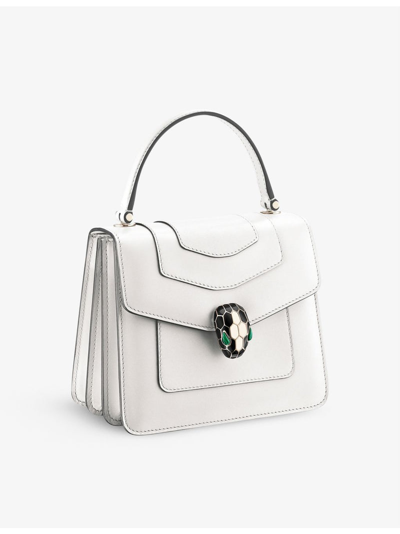 Bvlgari Serpenti Forever leather top-handle bag (British brand)