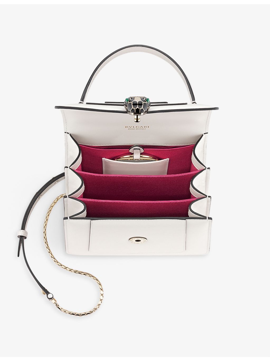Bvlgari Serpenti Forever leather top-handle bag (British brand)