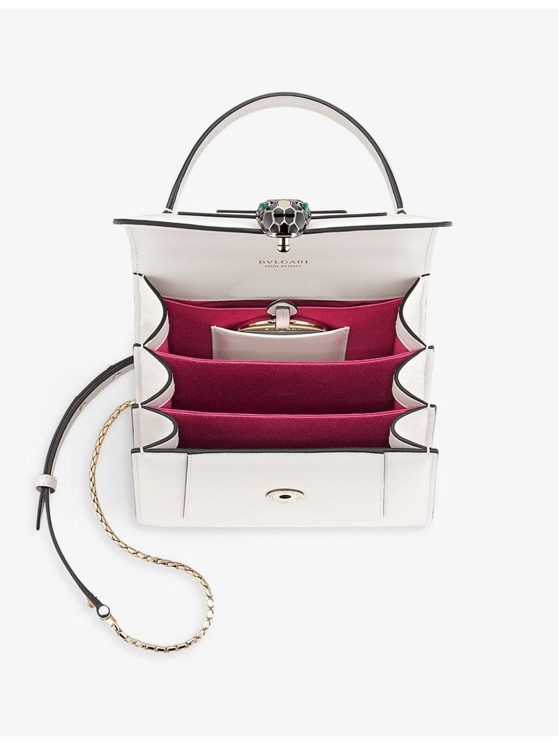 Bvlgari Serpenti Forever leather top-handle bag (British brand)