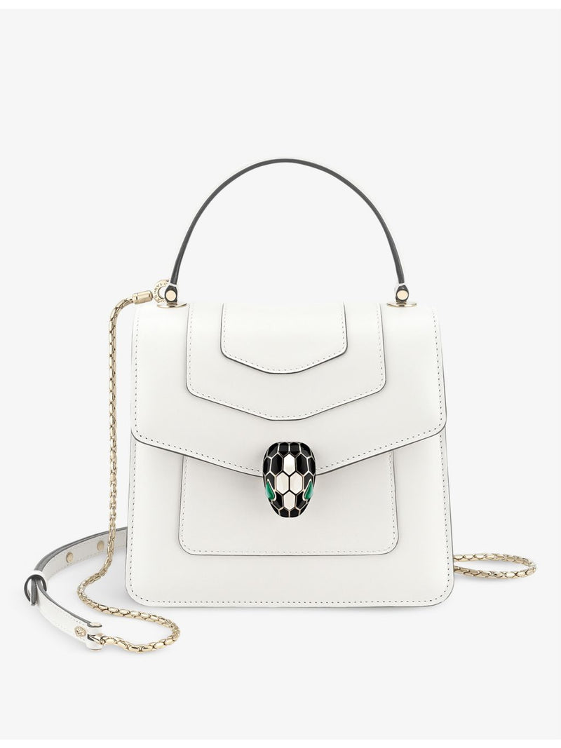 Bvlgari Serpenti Forever leather top-handle bag (British brand)