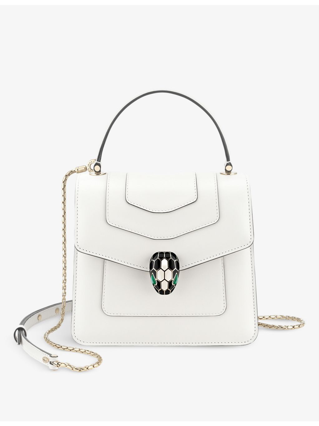 Bvlgari Serpenti Forever leather top-handle bag (British brand)