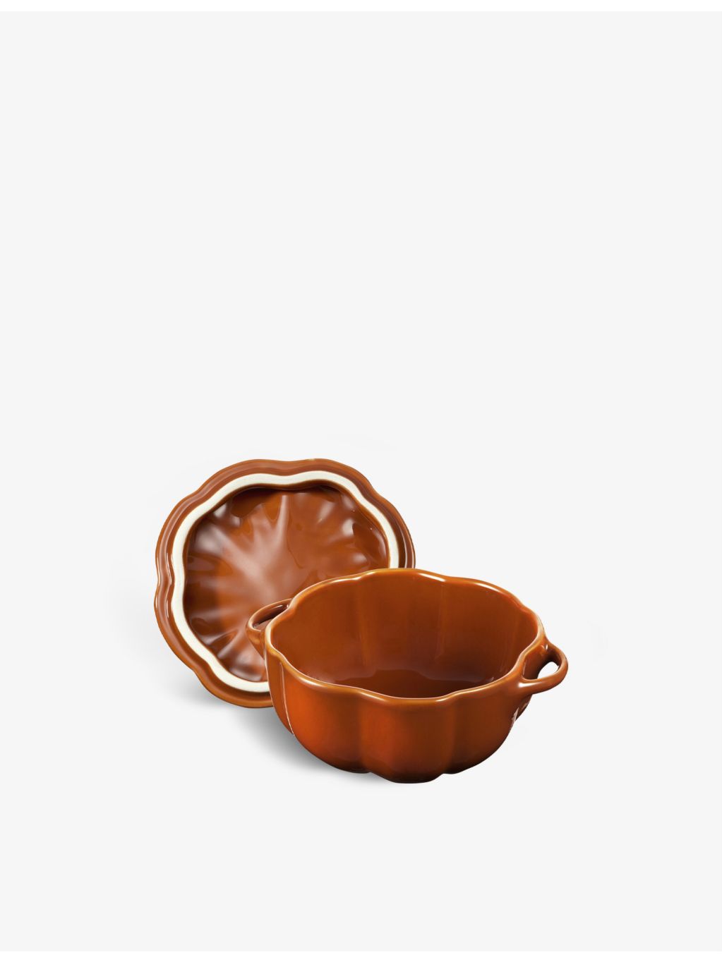 Staub pumpkin cocotte cast iron enamel 12cm - British product