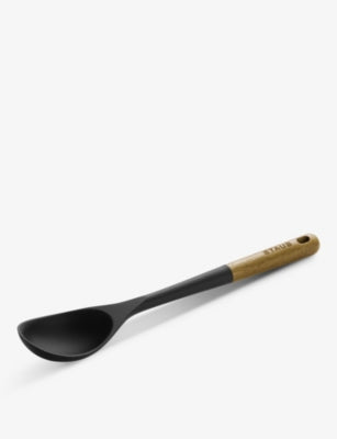 Staub silicone and wood serving spoon 31cm, imported from the UK