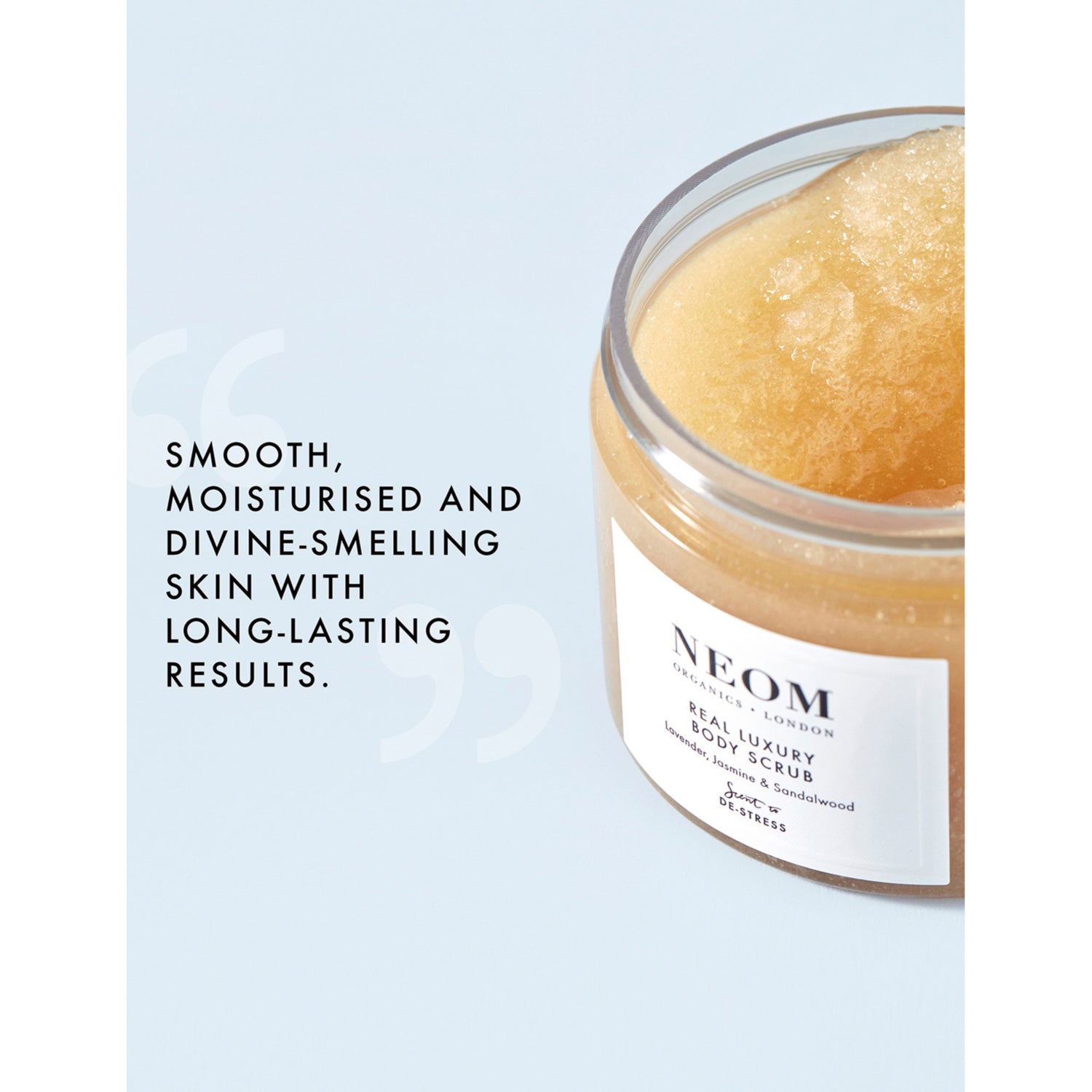 NEOM Real Luxury body scrub 350g, imported from the UK