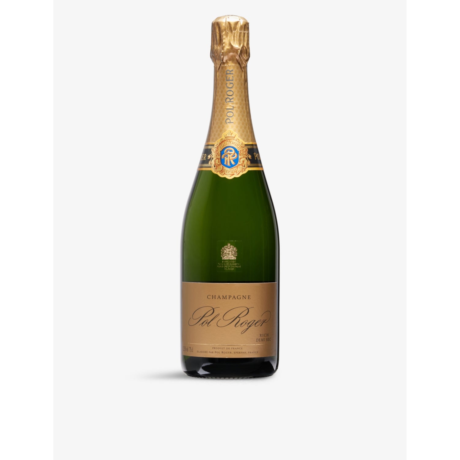 Pol Roger Rich Demi-Sec champagne 750ml, imported from the UK