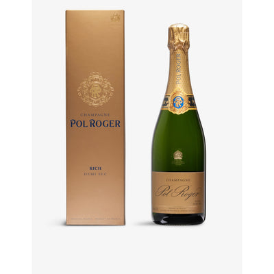 selfridges Pol Roger Rich Demi-Sec Champagne 750ml- Buy online at McGrocer
