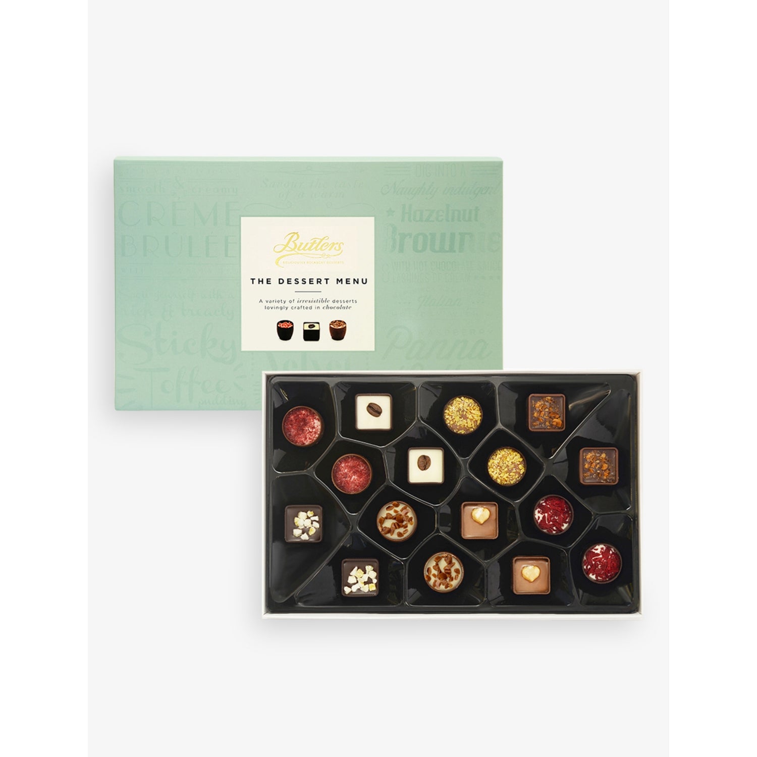 Chocolate box from Dessert Menu, 8-piece 260g - British product