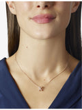 Chaumet rose gold diamond pendant necklace 0.11ct - British product