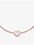 Chopard My Happy Hearts rose gold mother of pearl bracelet, imported from the UK