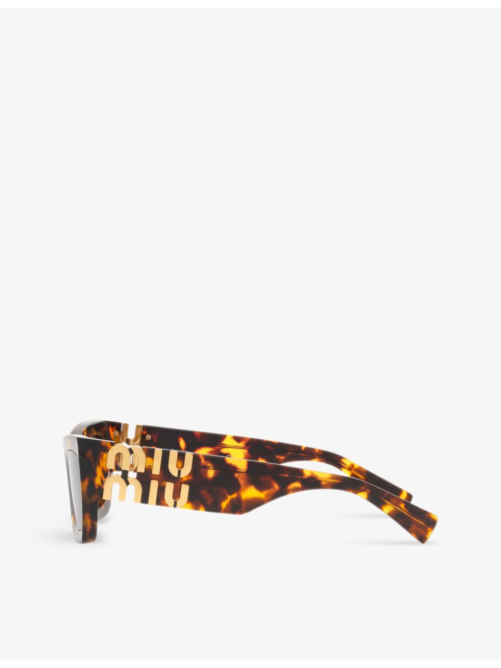 Miu Miu rectangular acetate sunglasses MU 09WS (British brand)