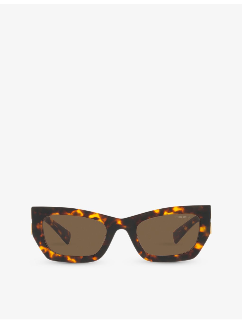 Miu Miu rectangular acetate sunglasses MU 09WS (British brand)