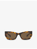Miu Miu rectangular acetate sunglasses MU 09WS (British brand)