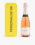Selfridges Selection personalised tin and brut rosé champagne, UK version