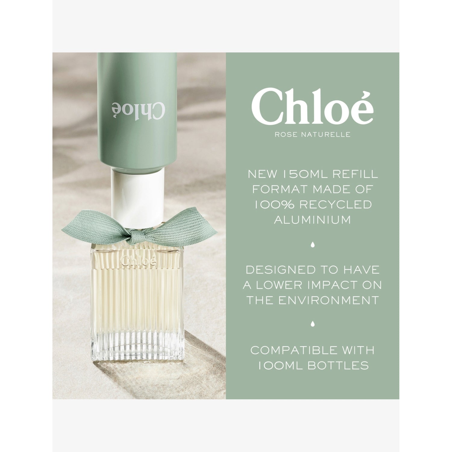 Chloé Rose Naturelle eau de parfum refill 150ml - British product