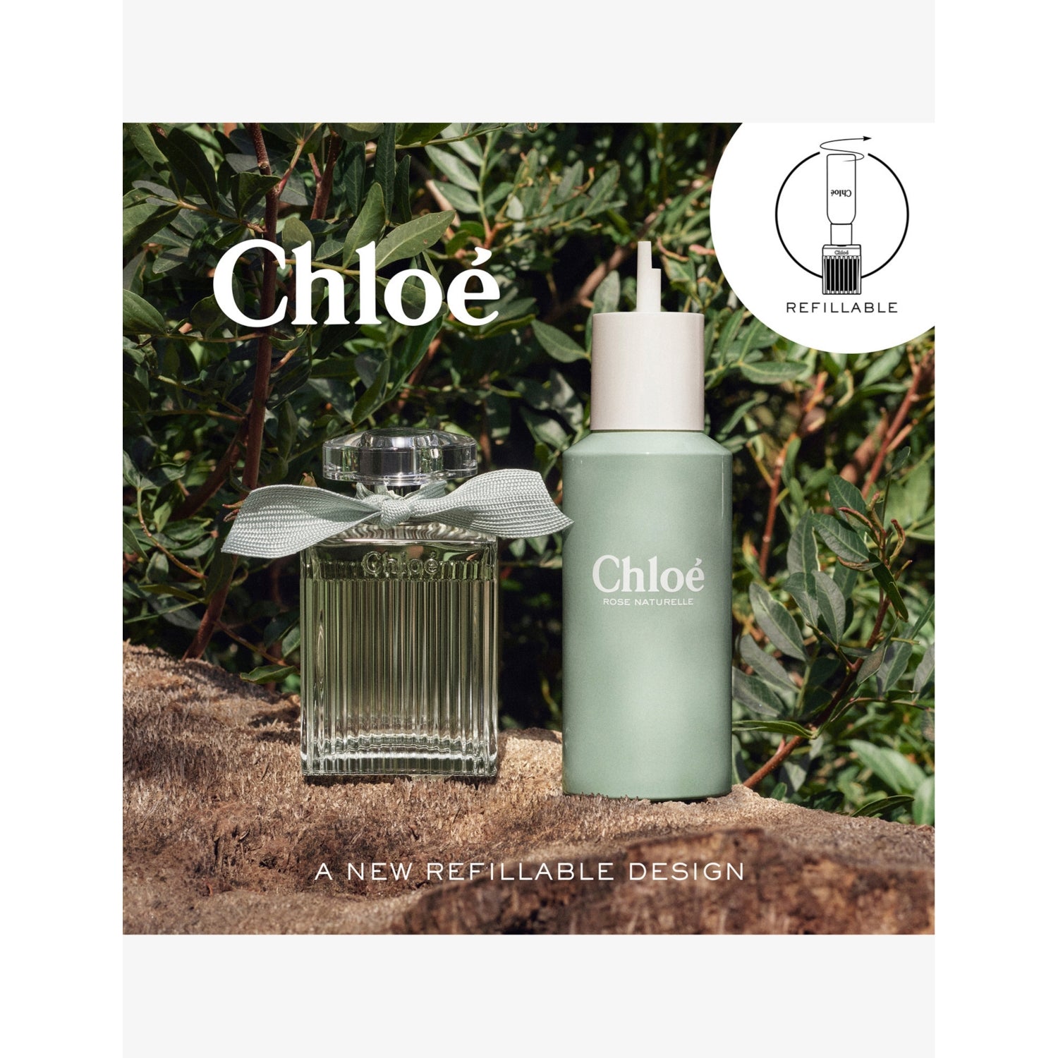 Chloé Rose Naturelle eau de parfum refill 150ml - British product