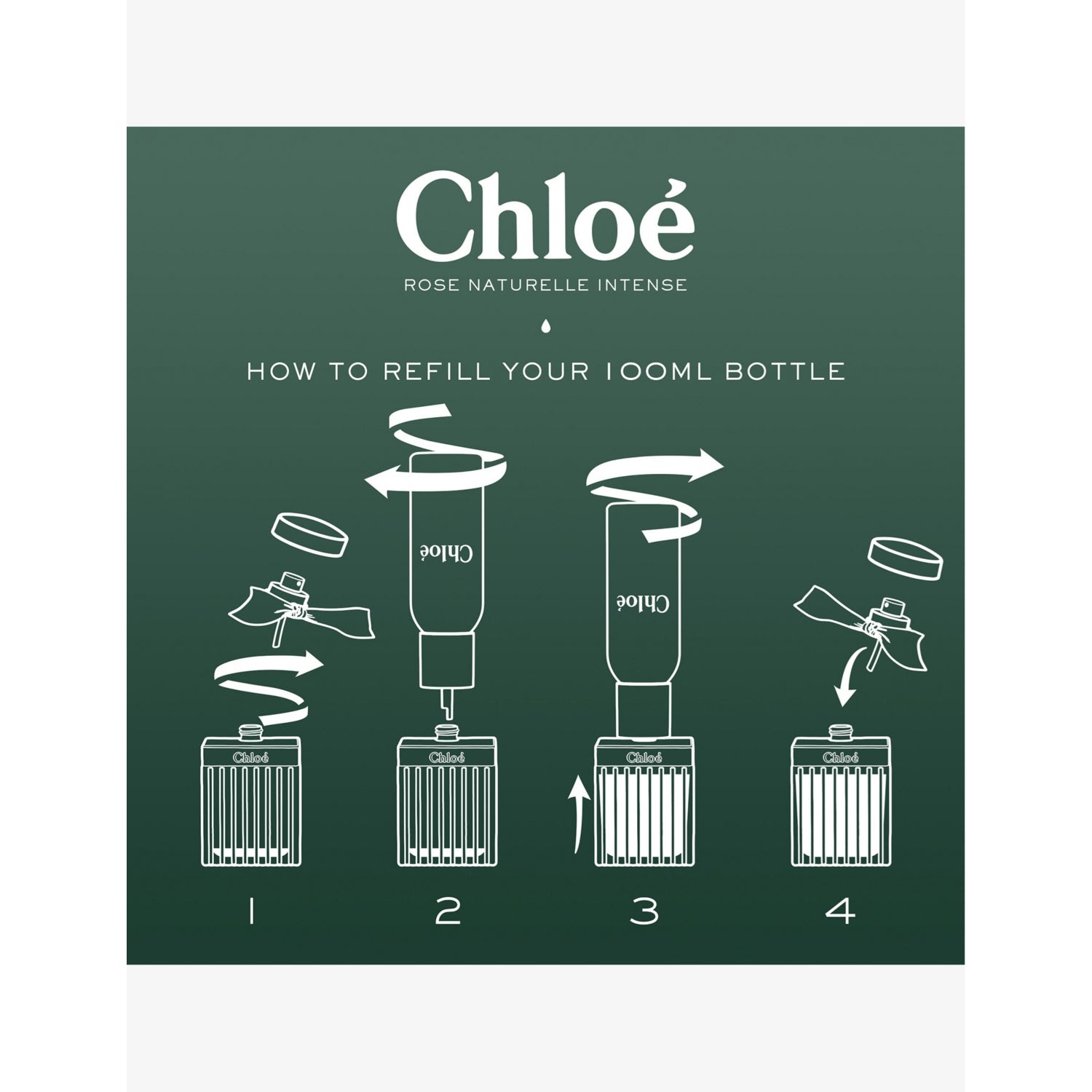 Chloé Rose Naturelle Intense refillable eau de parfum (British brand)