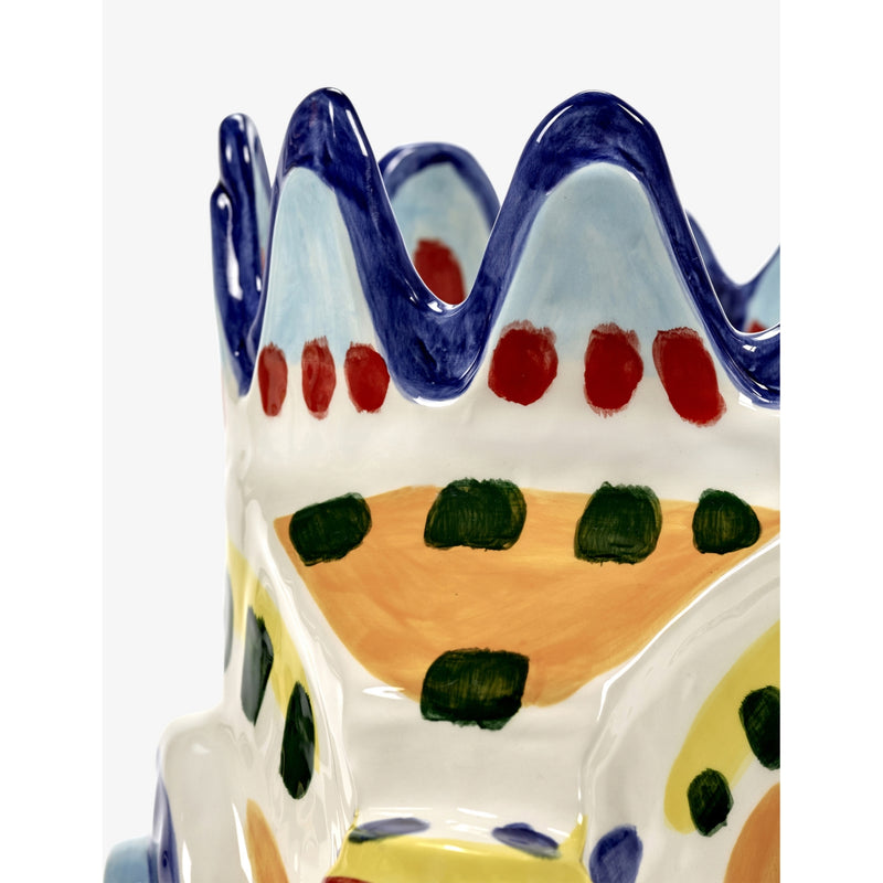 Ottolenghi Sicily stoneware vase 28cm - British product