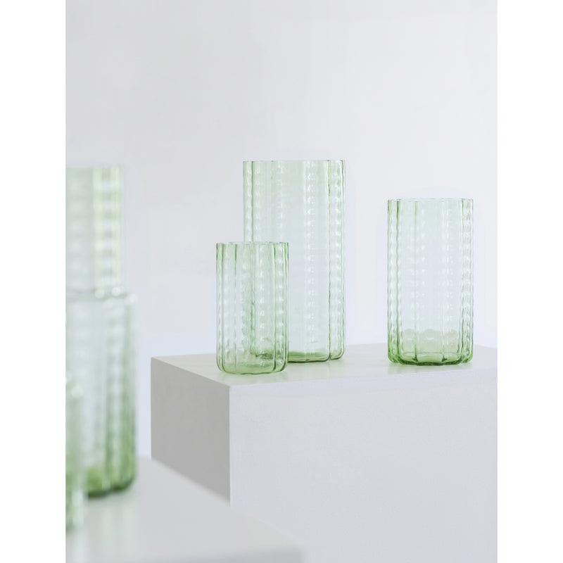 Serax Wave glass vase 21cm height, imported from the UK