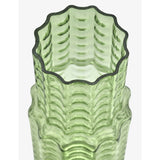 Serax Wave textured mouthblown glass vase 35cm, UK version