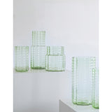 Serax Wave textured mouthblown glass vase 35cm, UK version