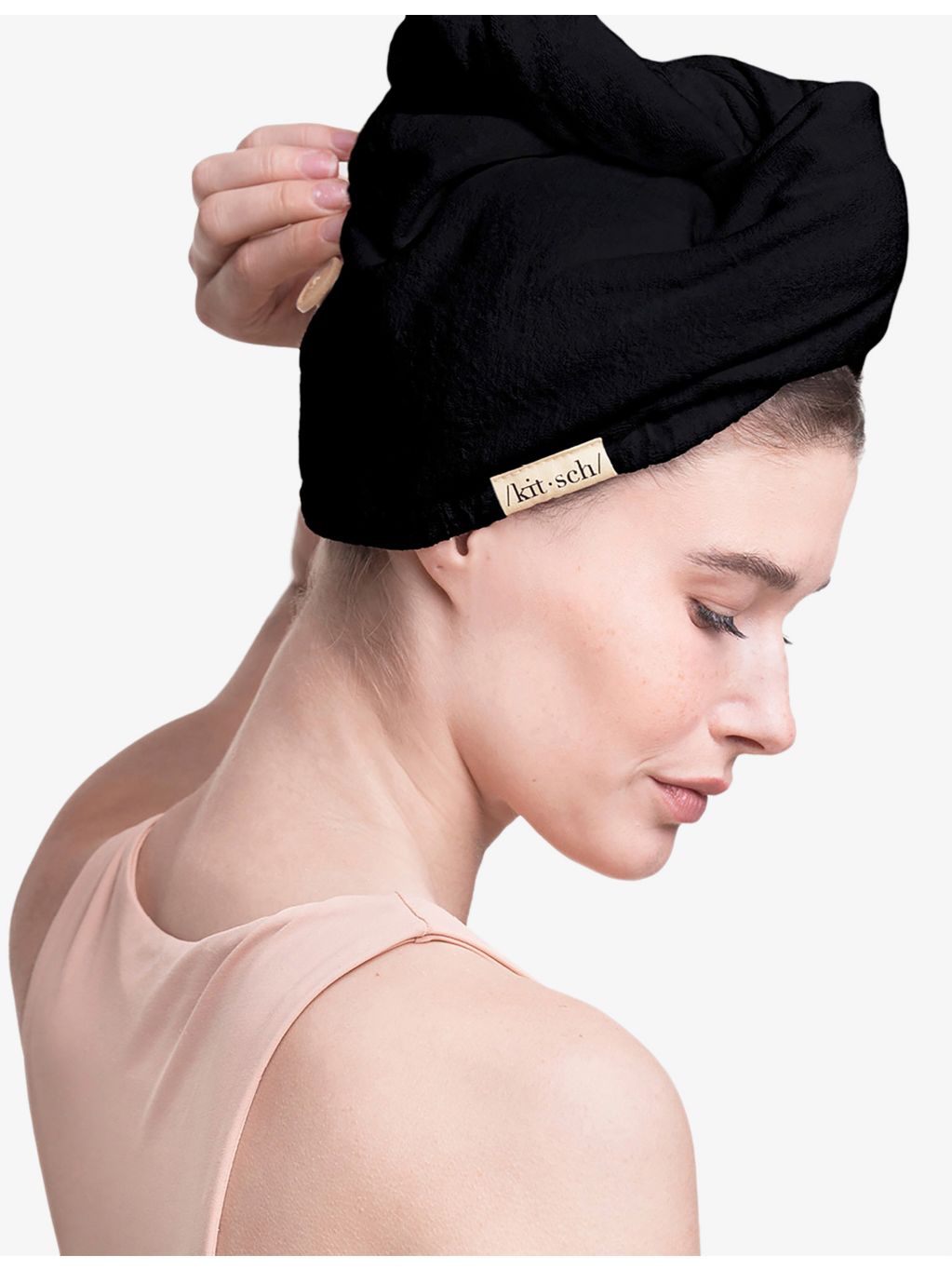 Kitsch microfibre hair towel (British brand)
