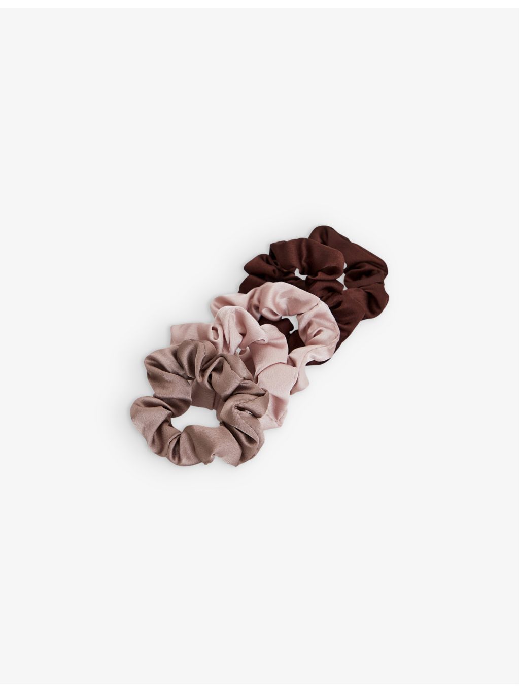 Kitsch satin sleep scrunchies set of five (British brand)