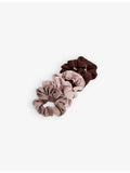 Kitsch satin sleep scrunchies set of five (British brand)