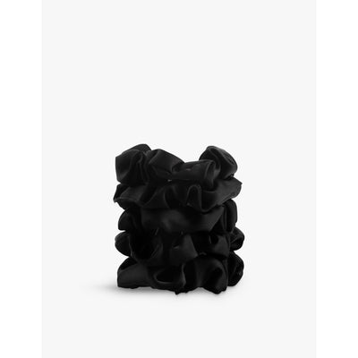 selfridges Kitsch Satin Sleep Hair Scrunchy Set of Five- Buy online at McGrocer