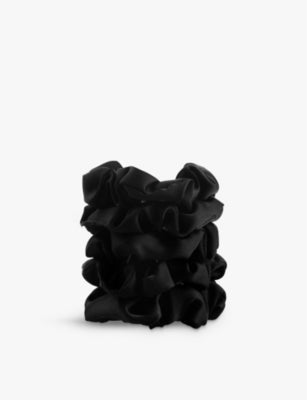 Kitsch satin sleep scrunchy set of five (British brand)