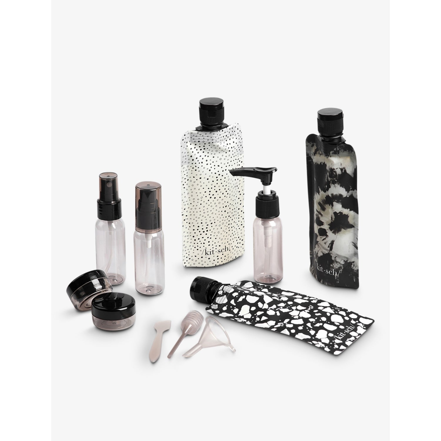 Kitsch Ultimate travel bottle set, imported from the UK
