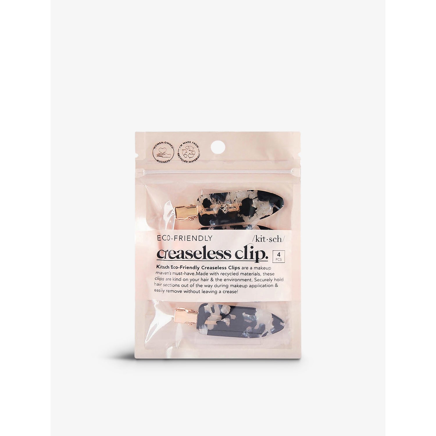 Kitsch creaseless hair clips set of four - British product