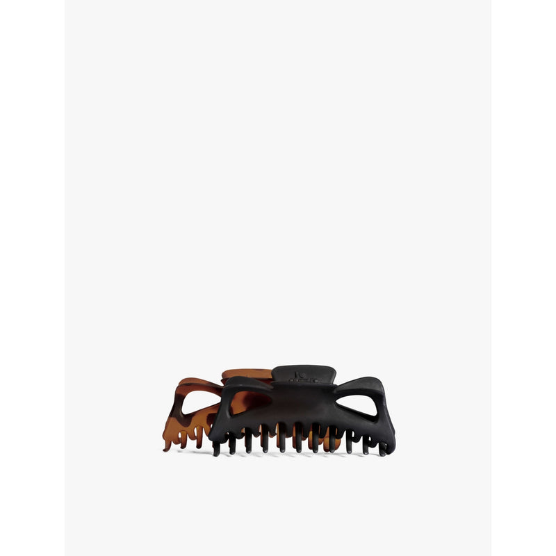 Kitsch jumbo plastic claw clips set of two 14cm, UK version