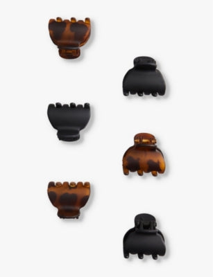 Kitsch extra-small claw clips set of six, UK version