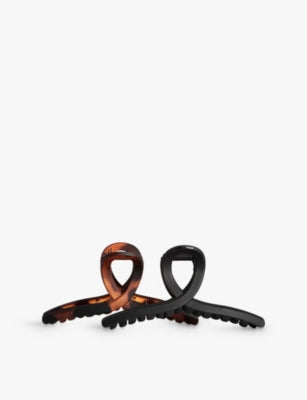 Kitsch large loop claw clips set of two, imported from the UK
