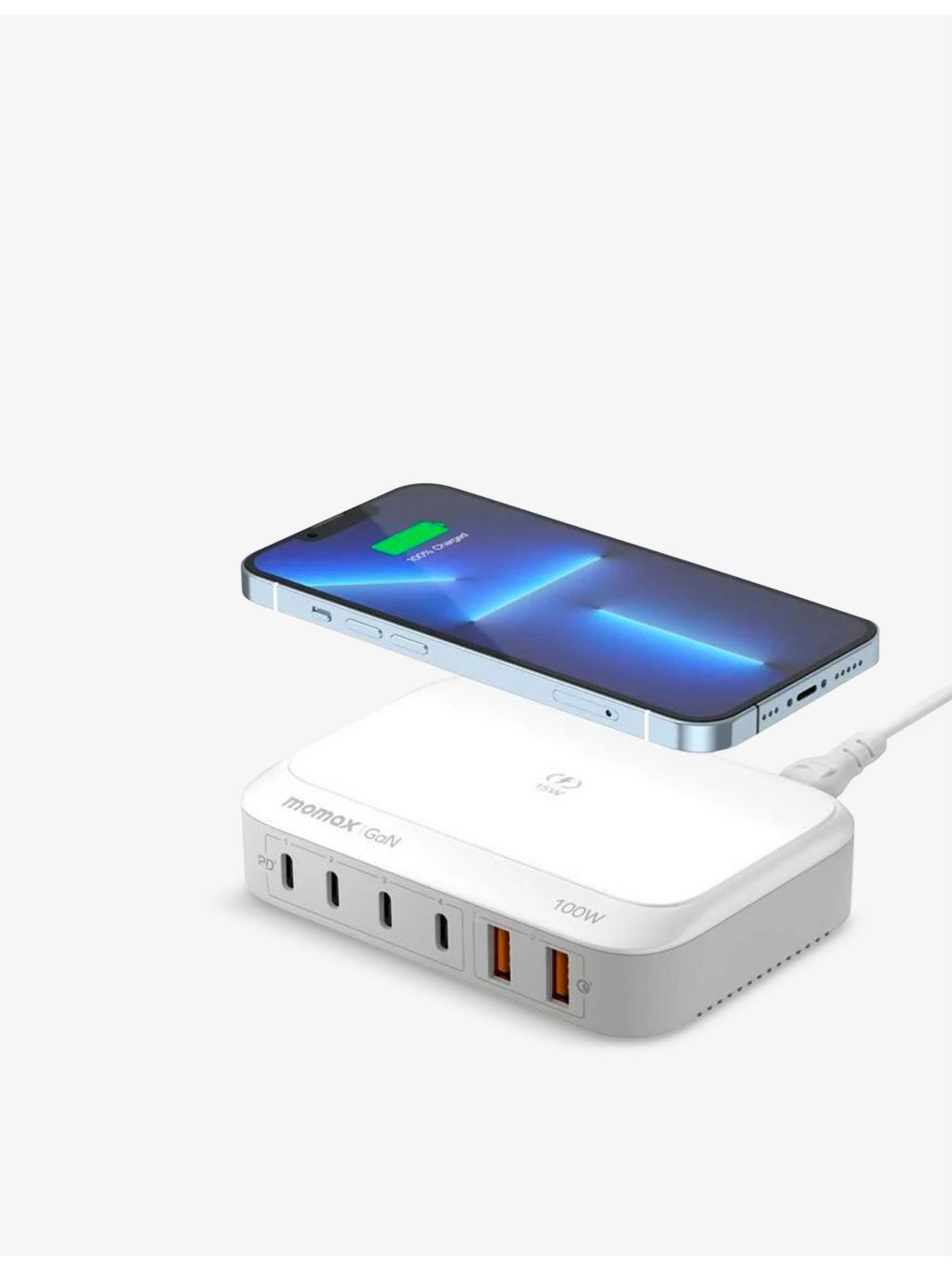 Q.Plug 6-port wireless charging box - British product