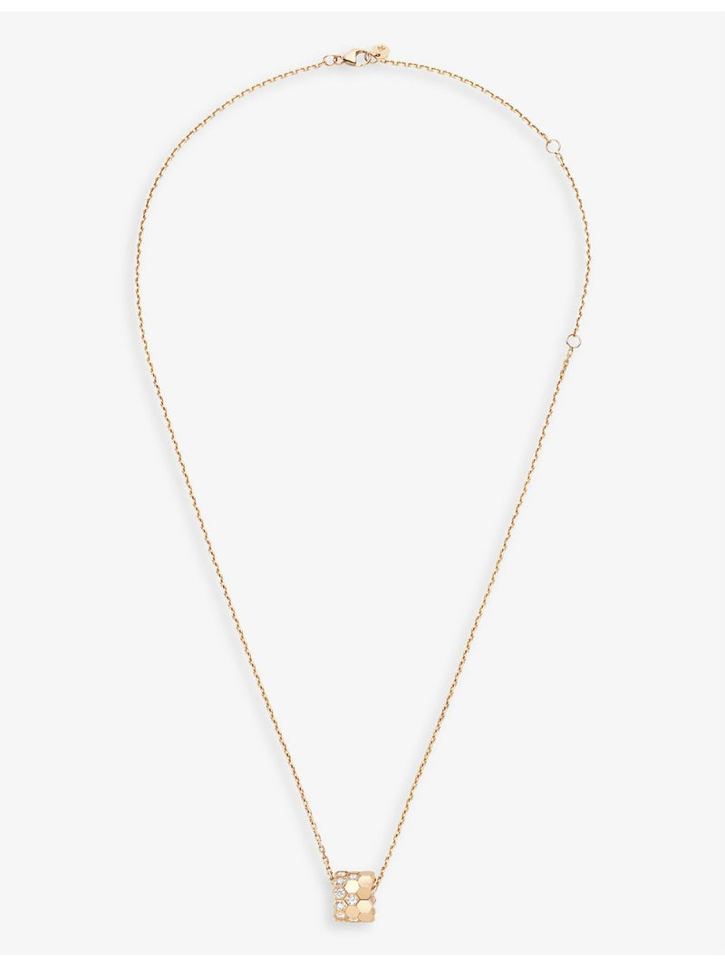 Chaumet Bee de Chaumet rose-gold diamond pendant necklace 0.6ct - British product