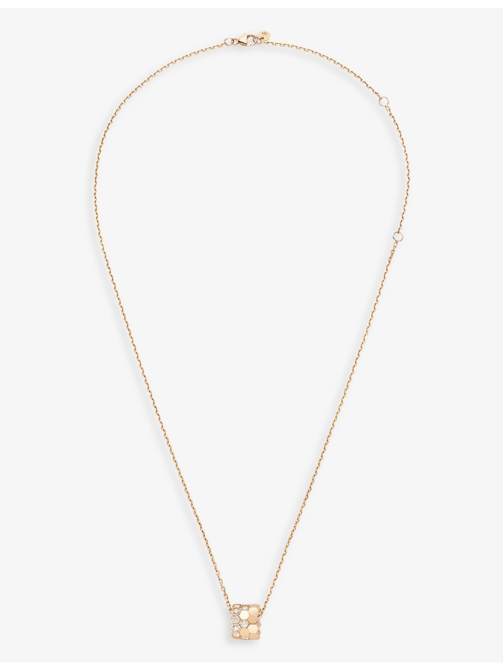 Chaumet Bee de Chaumet rose-gold diamond pendant necklace 0.6ct - British product