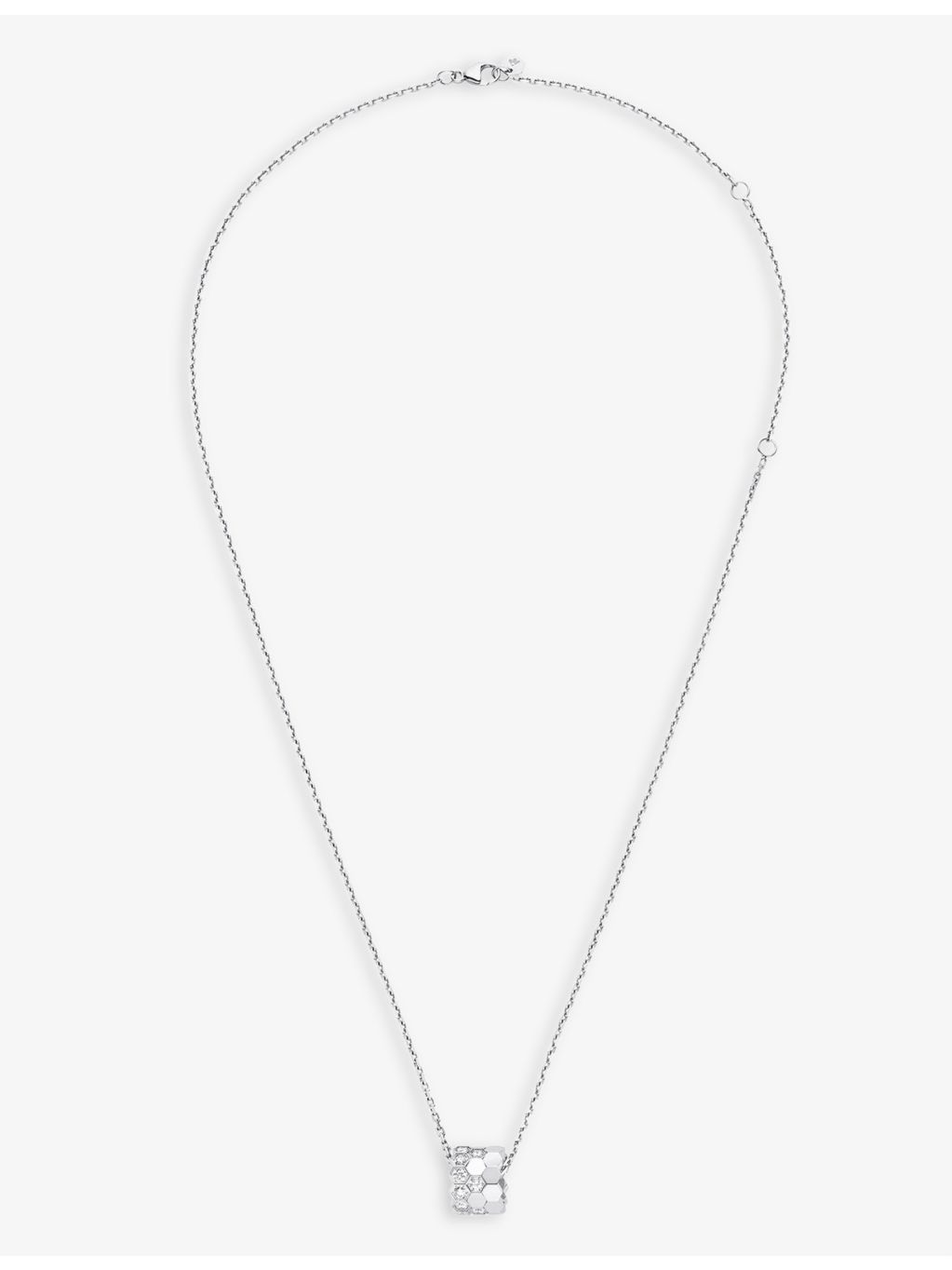 Chaumet 18ct white-gold 0.6ct diamond pendant (British brand)