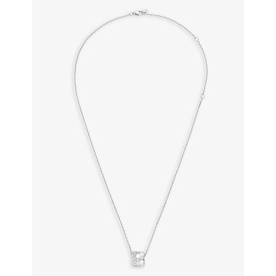selfridges Chaumet Bee de Chaumet 18ct White Gold 0.6ct Diamond Pendant Necklace- Buy online at McGrocer