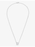 Chaumet 18ct white-gold 0.6ct diamond pendant (British brand)