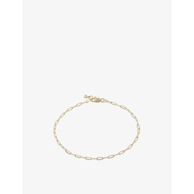 selfridges Monica Vinader Essential 14ct Yellow Gold-Plated Vermeil Sterling Silver Bracelet- Buy online at McGrocer