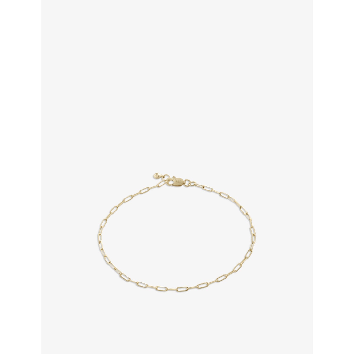 Essential 14ct yellow gold-plated vermeil 925 sterling-silver bracelet - S