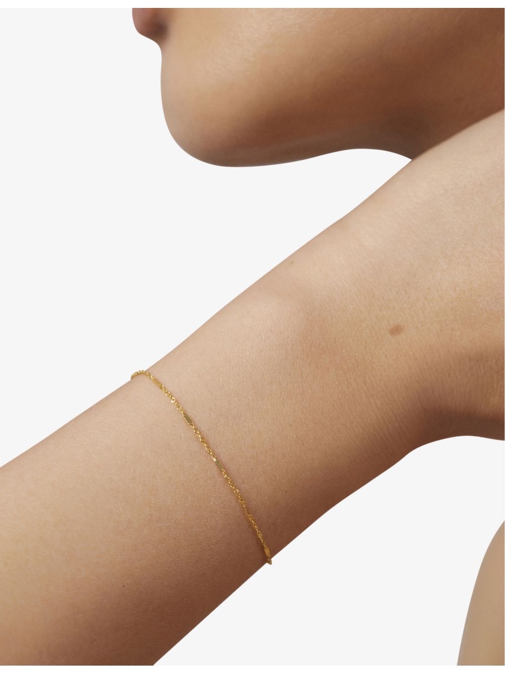 Monica Vinader Shimmer bracelet 14ct vermeil on sterling silver, UK version